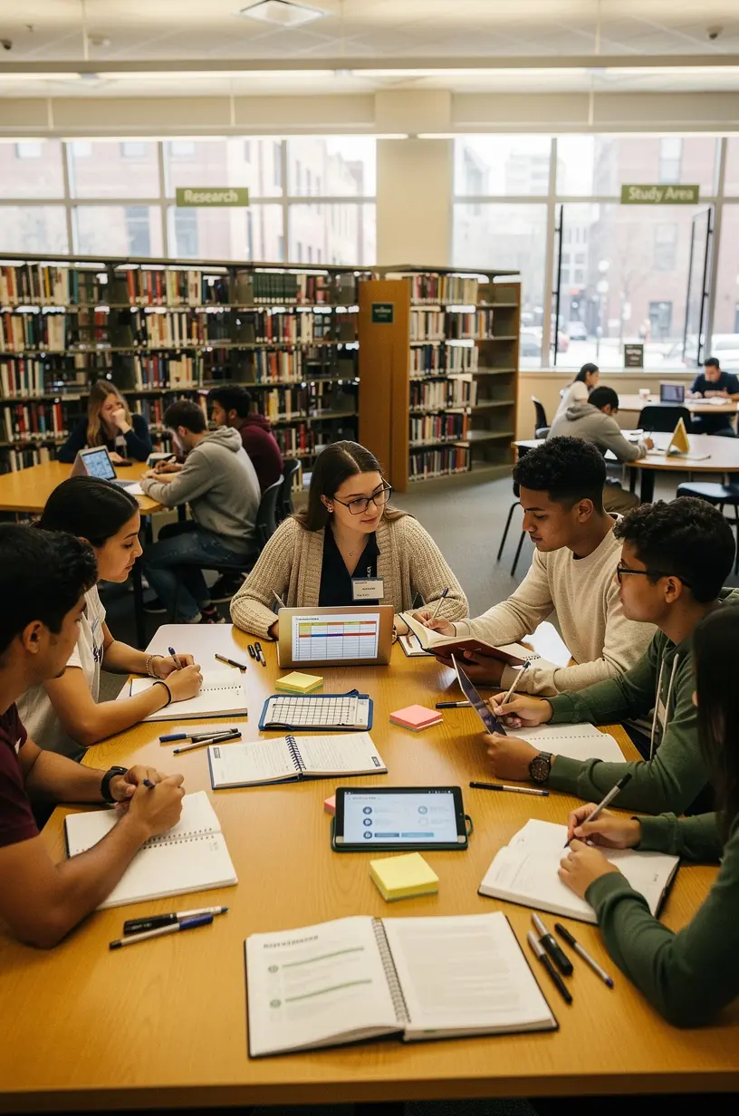 Person reviewing tasks on a digital checklist