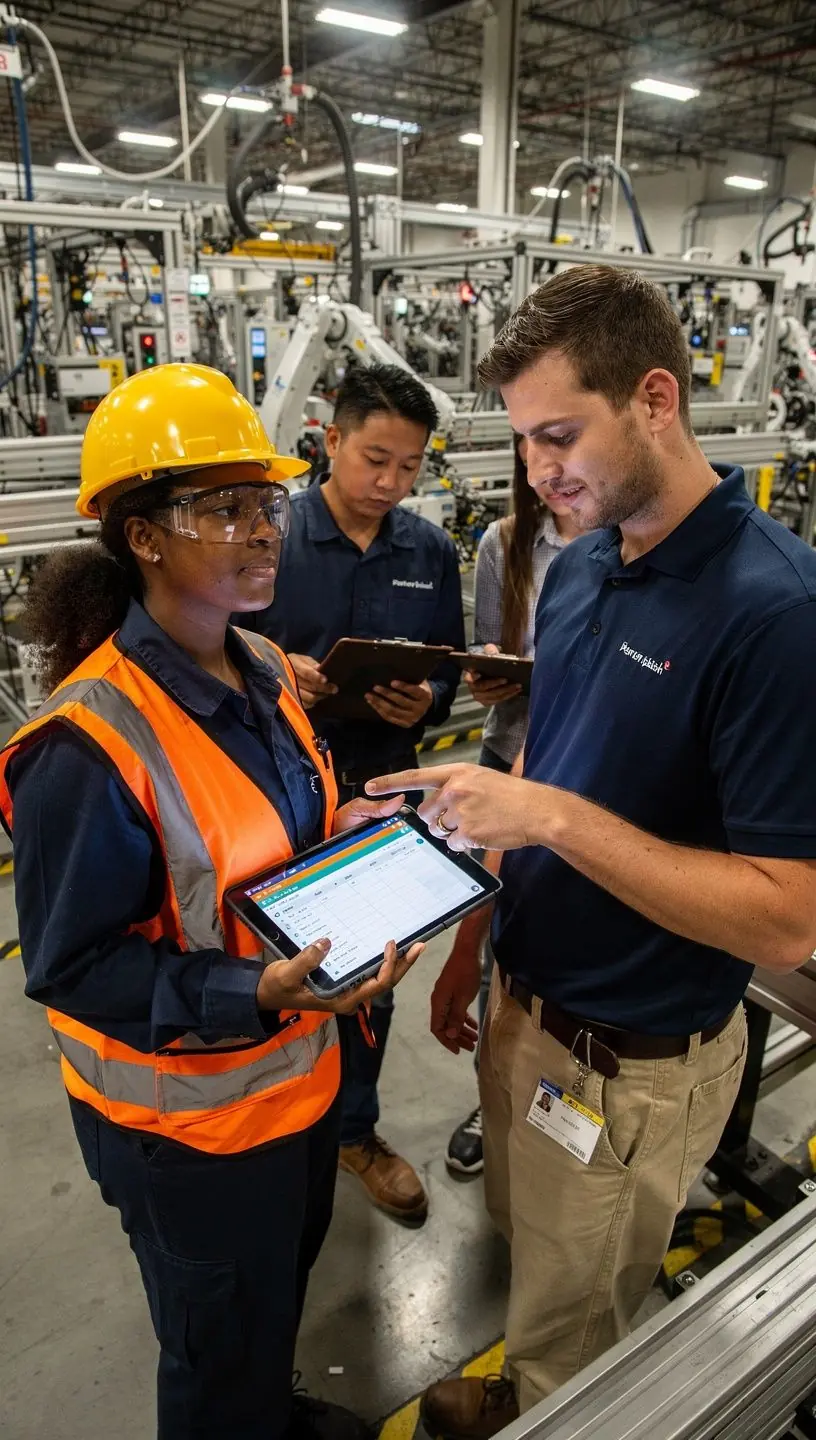 Person using time blocking techniques for daily schedule.