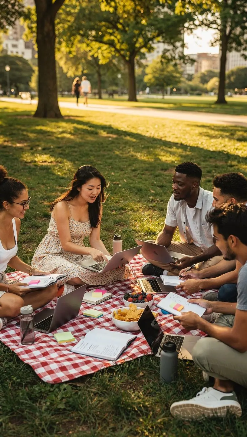 Modern office workspace